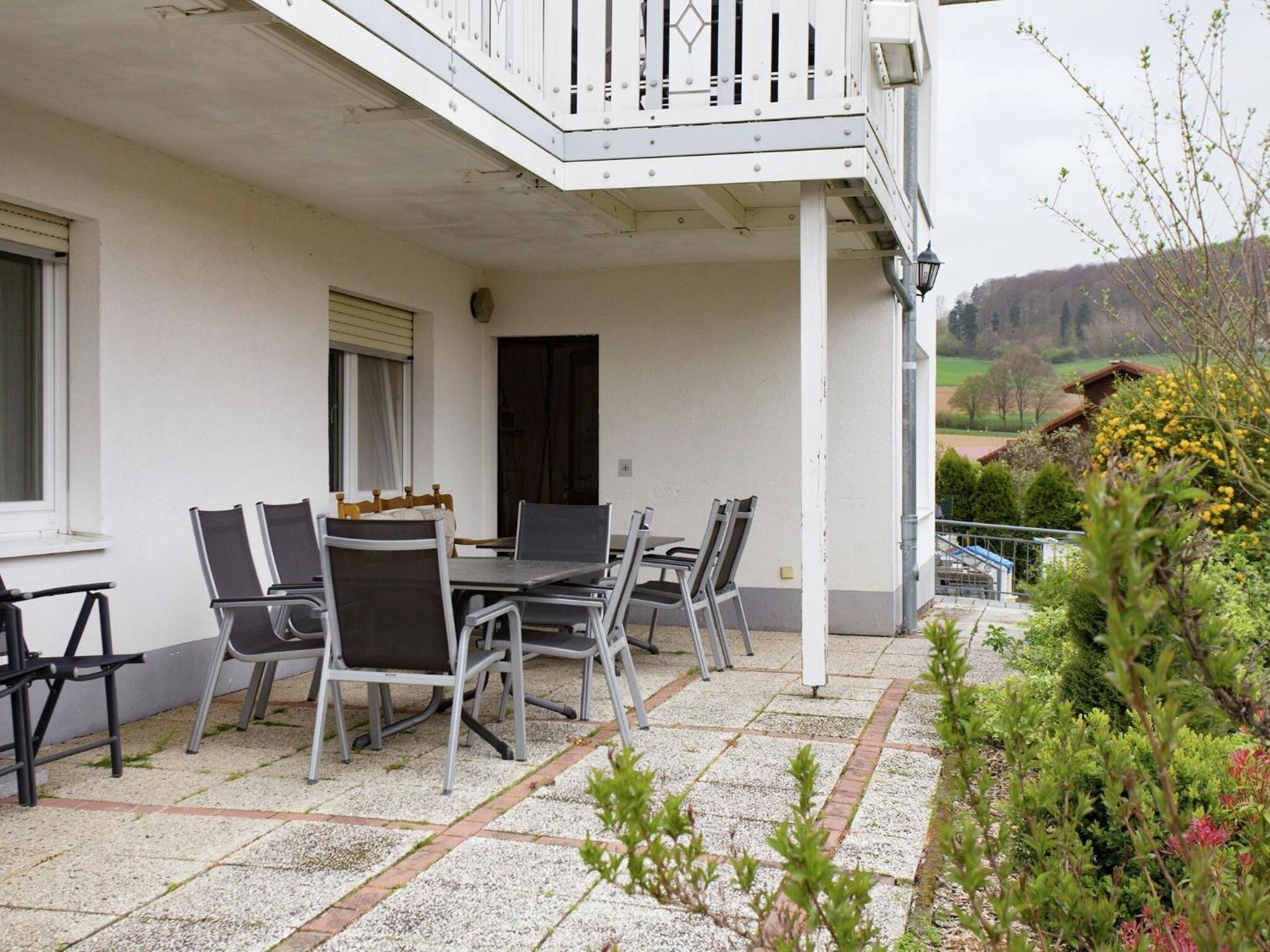 Large Detached Holiday Home In Hesse With Private Garden And Terrace Homberg  Exteriör bild