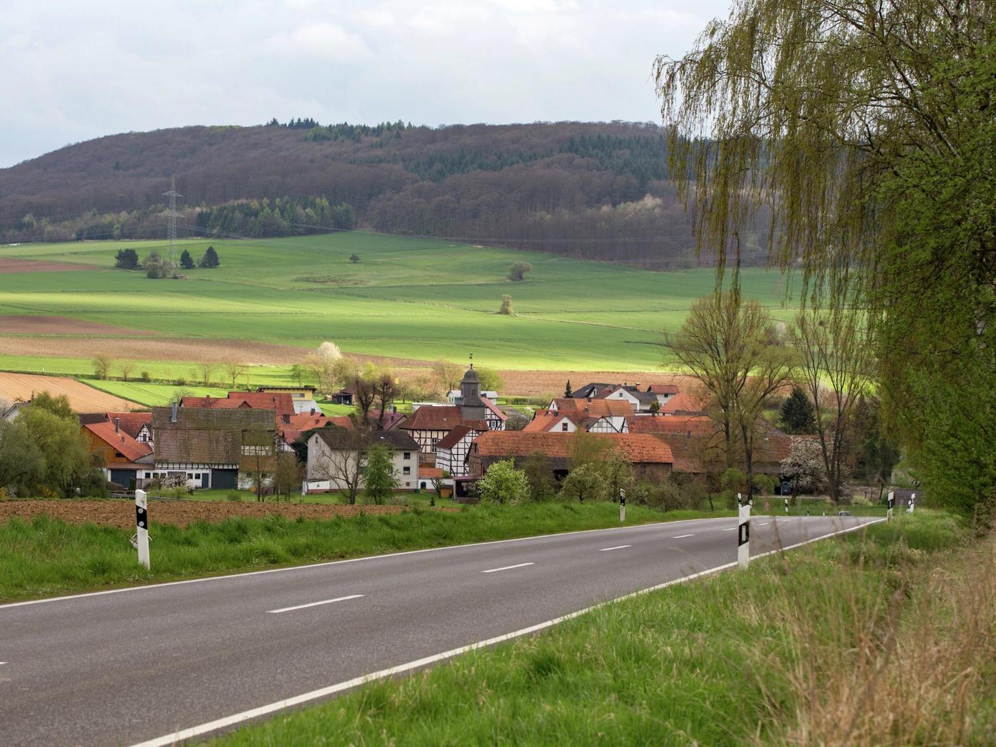 Large Detached Holiday Home In Hesse With Private Garden And Terrace Homberg  Exteriör bild